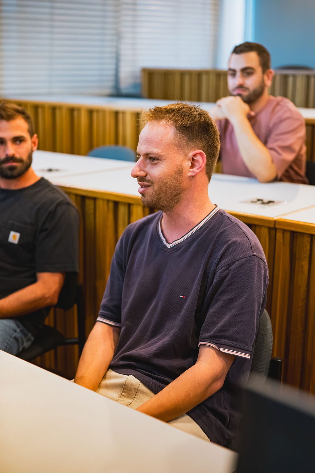 Participants listening during the workshop
